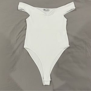 Zara white bodysuit